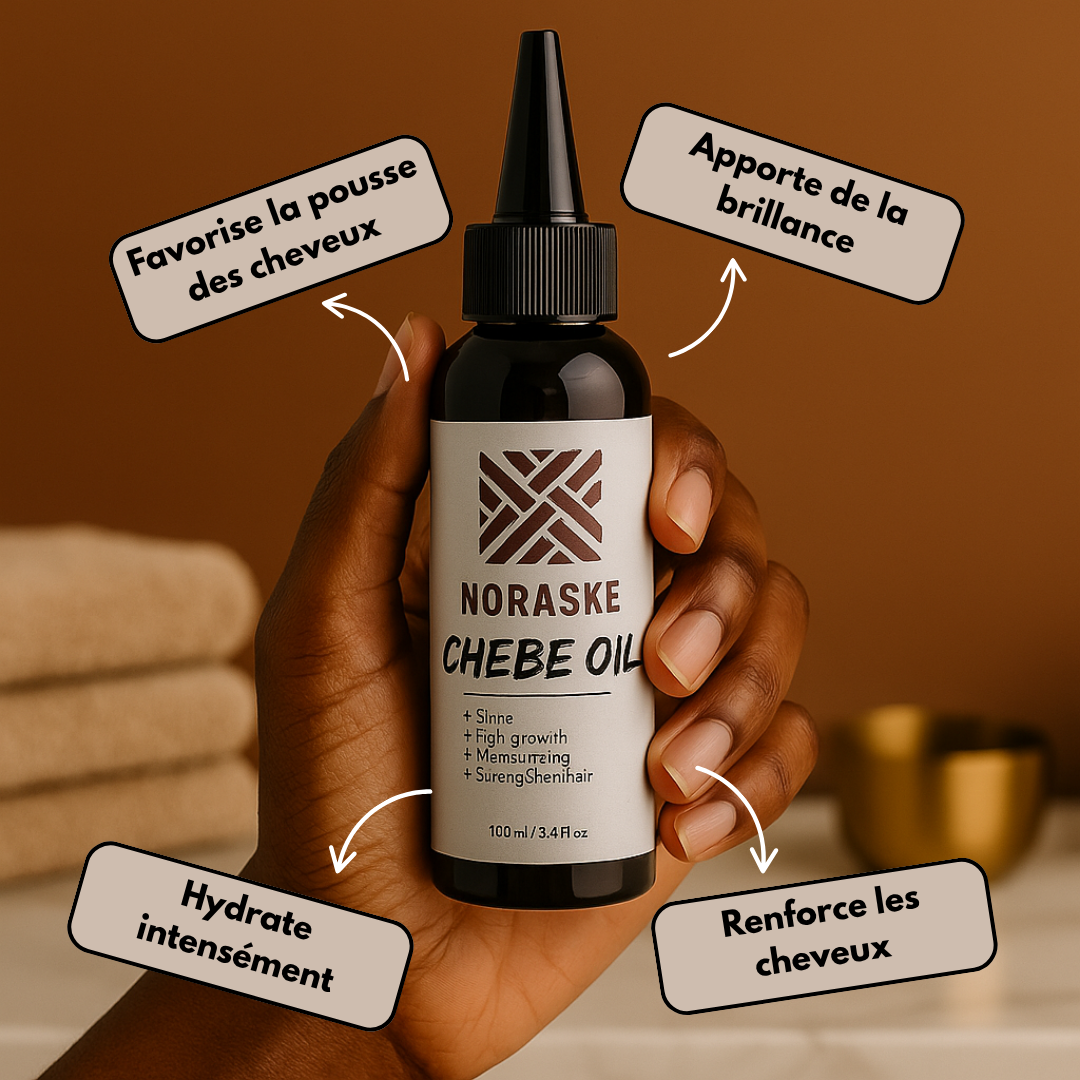 Noraske™ Chebe Oil – Huile Fortifiante & Croissance